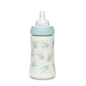 SUAVINEX FEEDING BOT 270ml PA 3P RABBIT GR سوافينكس رضاعة 270مل ثلاث اوضاع  ارنب خضراء