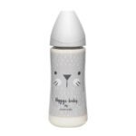 SUAVINEX FEEDING BOT 360 PA PAP WHISKERS GREY سوافينكس رضاعة 360مل قطة بيضاء