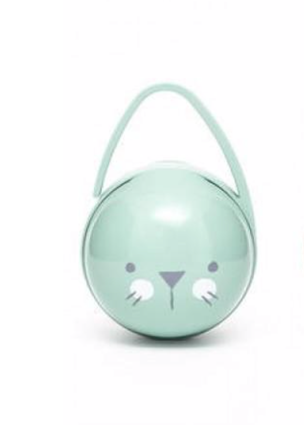 SUAVINEX DUO SOOTHER HOLDER HYGGY GREEN سوافينكس حافظة لهاية خضراء