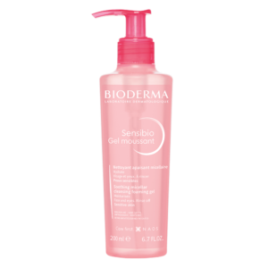 BIODERMA SENSIBIO GEL MOUSSANT 200ML غسول بيوديرما الوردي