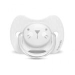 SUAVINEX EVO ANA SOOTHER 0-6M WHISKERS GY سوافينكس لهاية اناتوميكال  0/6 قطة بيضاء