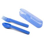SUAVINEX CUTLERY SET WITH CASE +12m BLUE