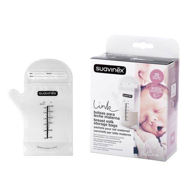 SUAVINEX BREAST MILK STORAGE BAG WITH ZIP CLOSURE - Image 2