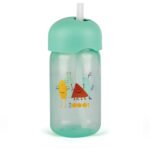 SUAVINEX STRAW TRAINER BOTTLE 340ML +18M Green