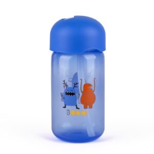 SUAVINEX STRAW TRAINER BOTTLE 340ML +18M BLUE