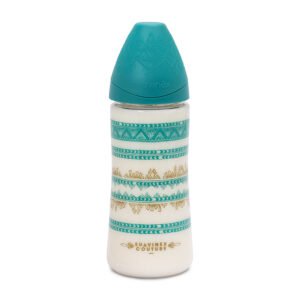 SUAVINEX PREMIUM COUTURE FEEDING BOTTLE FLOW L 360ml Green