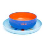SUAVINEX TODDLER PLATE + BOWL BLUE