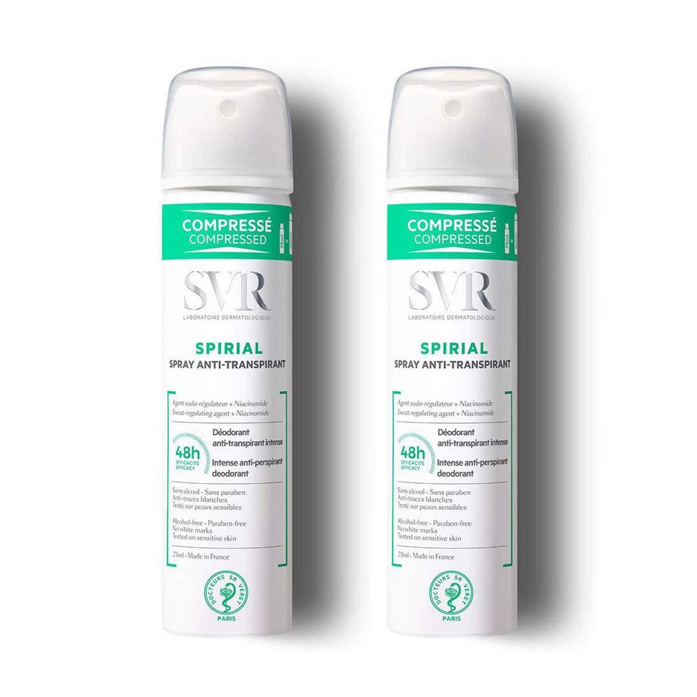 SVR SPECIAL PRICE x2 Spirial Anti-perspirant Spray 75ml بخاخ مضاد للتعرق