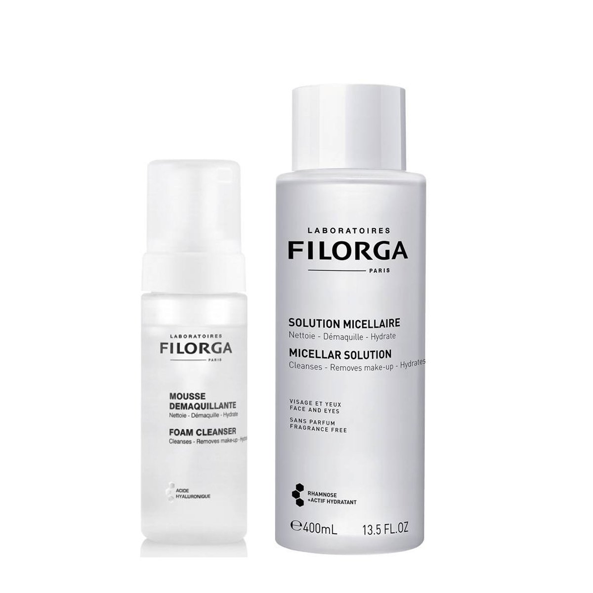 Filorga Foam Cleanser 150ml + Micellar Solution 400ml غسول ومزيل ميكب