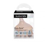 Suavinex Zero Zero Anti-Colic Adaptable Flow A Silicone Nipple x2
