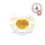 SUAVINEX COUTURE PRE SOOTHER +18M Physiological Yellow