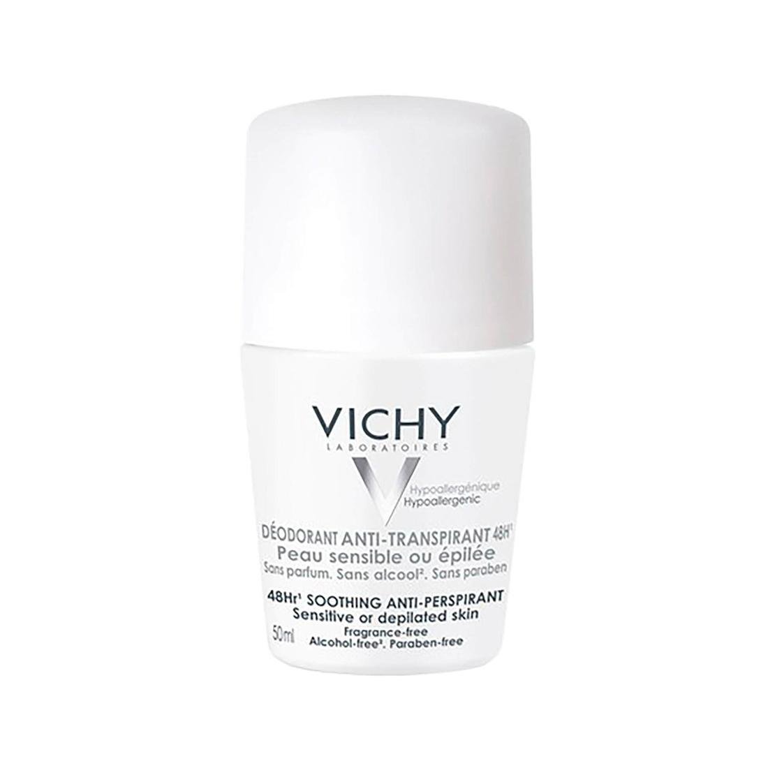 VICHY 48-HOUR SOOTHING ANTI-PERSPIRANT ROLL-ON – SENSITIVE SKIN مزيل عرق