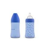 SUAVINEX THE BASICS BOT 270ML BL 2U رضاعة سوافينكس بيسك 270 مل ازرق  * 2