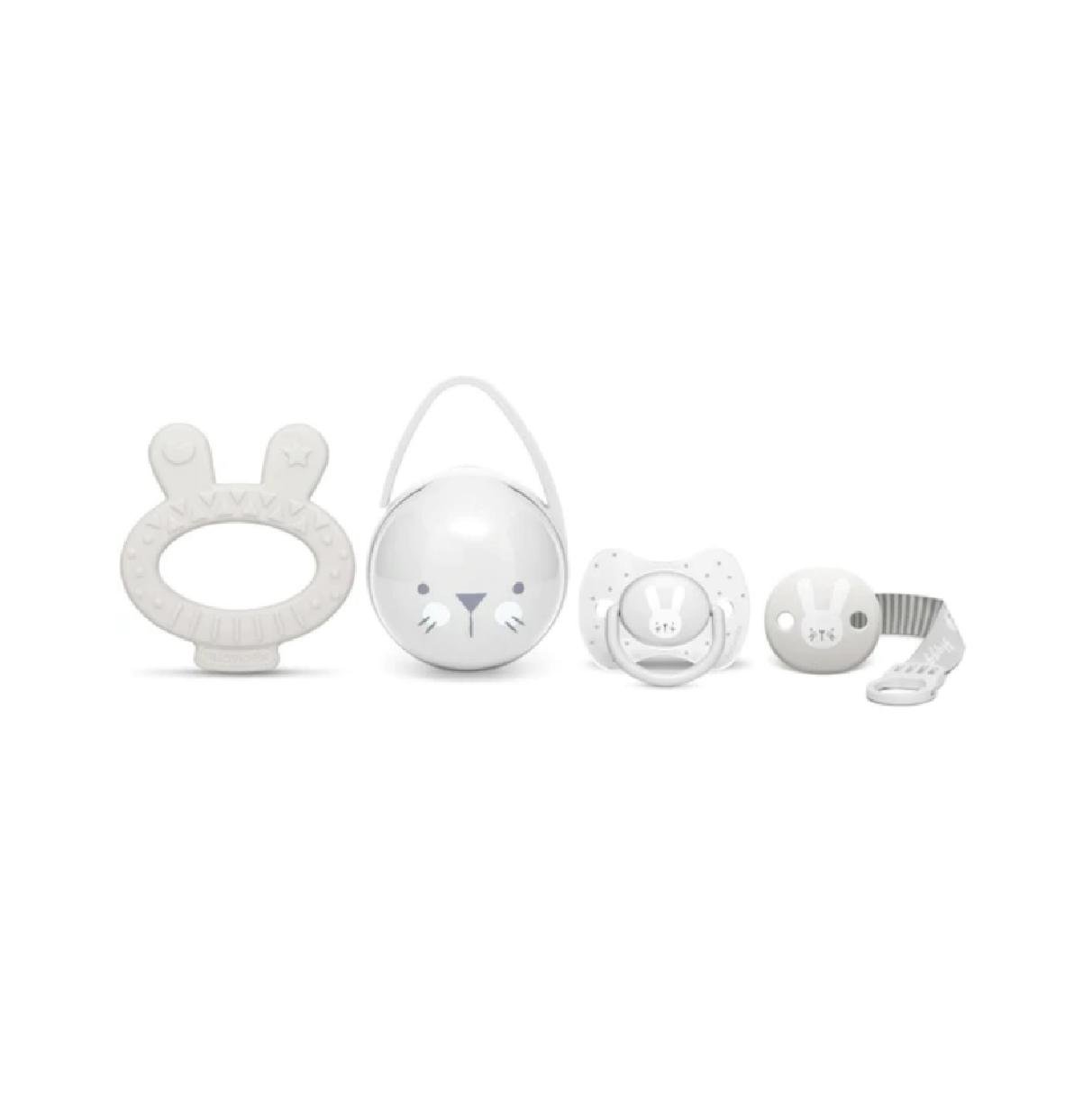 SUAVINEX PREMIUM HYGGE BABY GIFT GY سوافينكس مجموعة بريميوم بيضاء