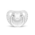 SUAVINEX EVO ANA SOOTHER S 0/6 RABBIT GY سوافينكس لهاية اناتوميكال  0/6 ارنب بيضاء