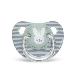 SUAVINEX EVO ANA SOOTHER S 6/18 RABBIT GR سوافينكس لهاية اناتوميكال 6/18 ارنب خضراء