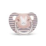 SUAVINEX EVO ANA SOOTHER S 6/18 RABBIT PK سوافينكس لهاية اناتوميكال  6/18 ارنب زهرية