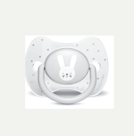 SUAVINEX PREM PHY SOOTHER S 0/6 RABBIT GY سوافينكس لهاية فسيولوجيكال 0/6 ارنب بيضاء