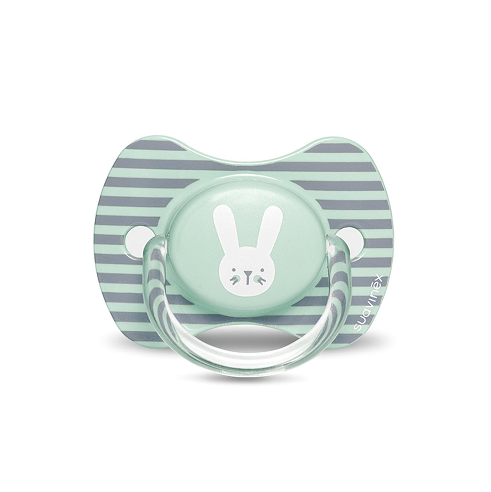 SUAVINEX PREM PHY SOOTHER S 6/18 RABBIT GR سوافينكس لهاية فسيولوجيكال 6/18 ارنب خضراء