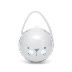 SUAVINEX DUO SOOTHER HOLDER HYGGE GY سوافينكس حافظة لهاية بيضاء
