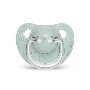 SUAVINEX EVO ANA SOOTHER S 0/6 WHISKERS GR سوافينكس لهاية اناتوميكال 0/6 قطة خضراء