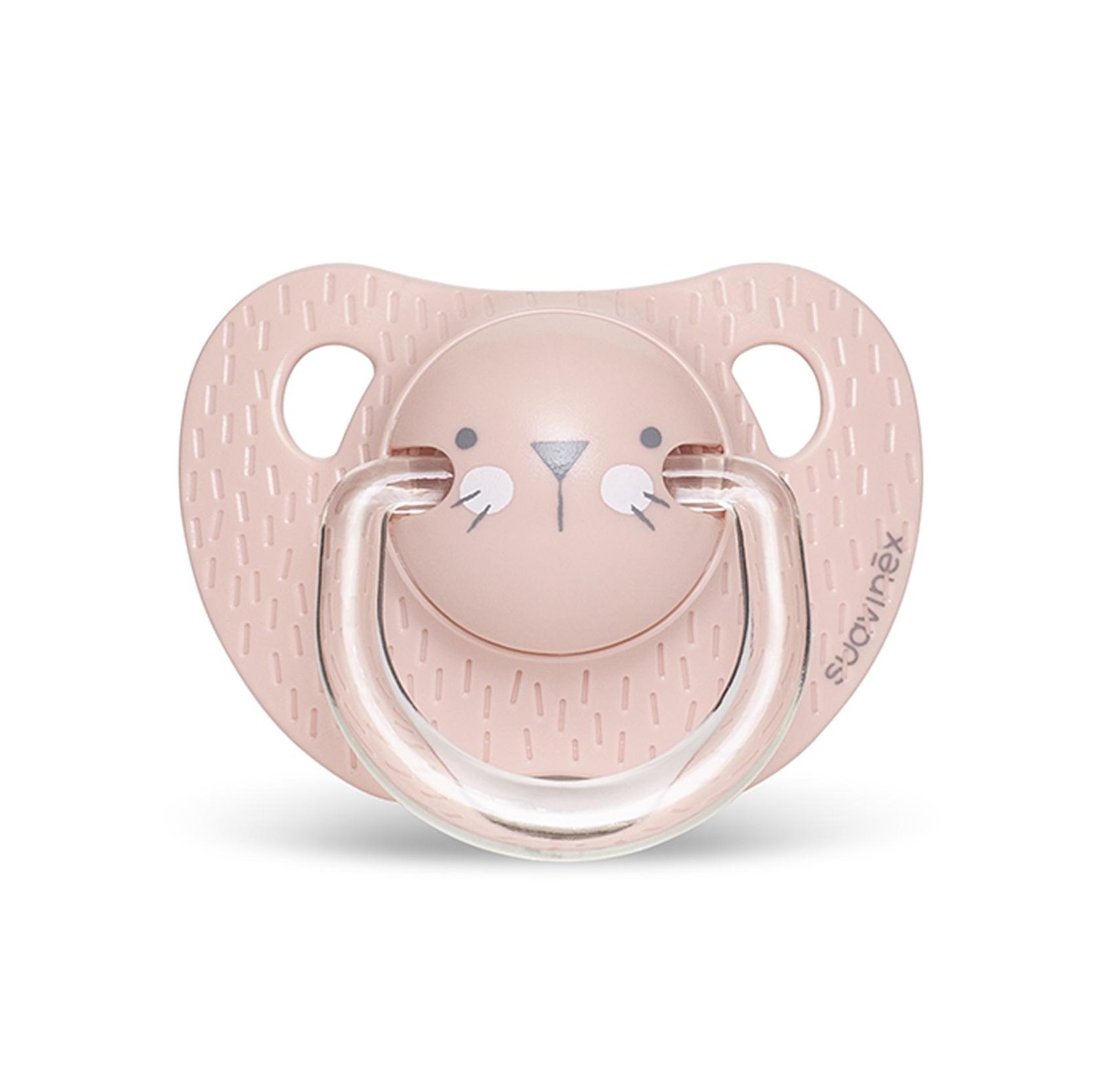 SUAVINEX EVO ANA SOOTHER S 0/6 WHISKERS PK سوافينكس لهاية اناتوميكال 0/6 قطة زهرية