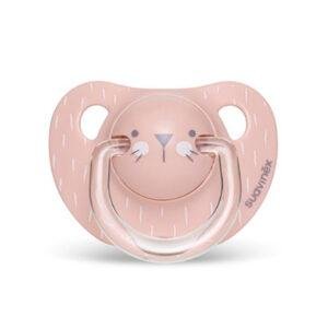 SUAVINEX EVO ANA SOOTHER S 6/18 WHISKERS PK سوافينكس لهاية اناتوميكال 6/18 قطة زهرية