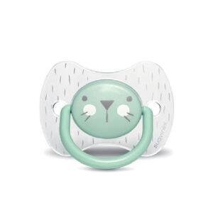SUAVINEX PREM PHY SOOTHER S 6/18 WHISKERS GR سوافينكس لهاية فسيولوجيكال 6/18 قطة خضراء