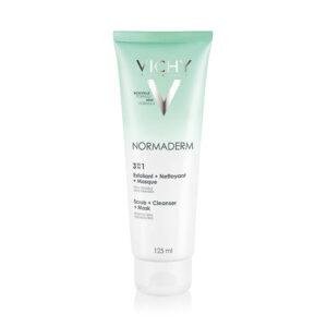 VICHY 3 IN 1 CLEANSER + SCRUB + MASK 125ML فيتشي 3 في 1 تقشير + منظف + ماسك
