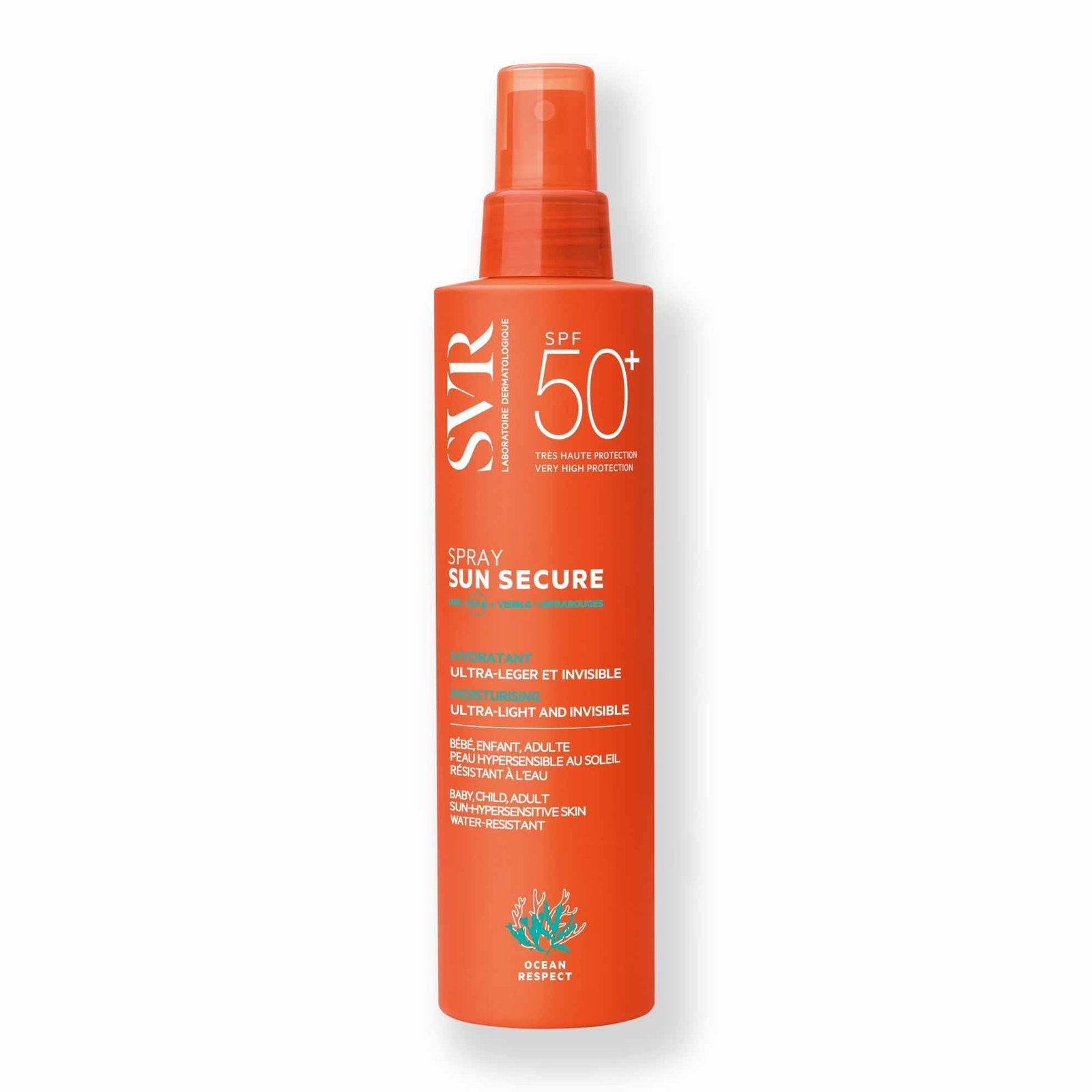 SVR SUN SECURE SPRAY 200ml واقي شمس بخاخ