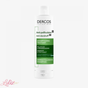 VICHY DERCOS ANTI-DANDRUFF TREATMENT SHAMPOO – NORMAL TO OILY HAIR 390ML شامبو للشعر العادي والدهني