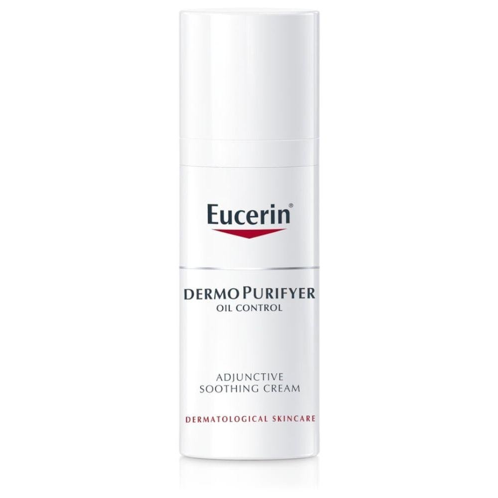 EUCERIN DERMOPURIFYER ADJUNCTIVE SOOTHING CREAM 50ML كريم مهدئ للبشرة